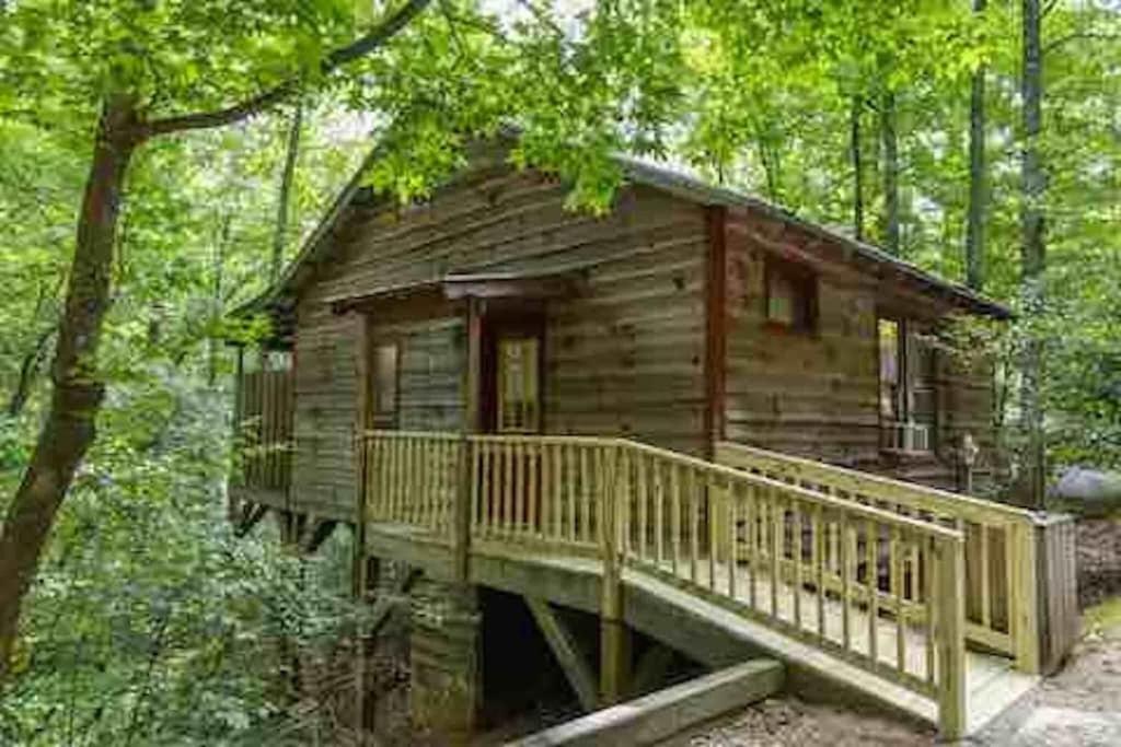 Cozy Cabin: River View With Hot Tub Dahlonega Εξωτερικό φωτογραφία